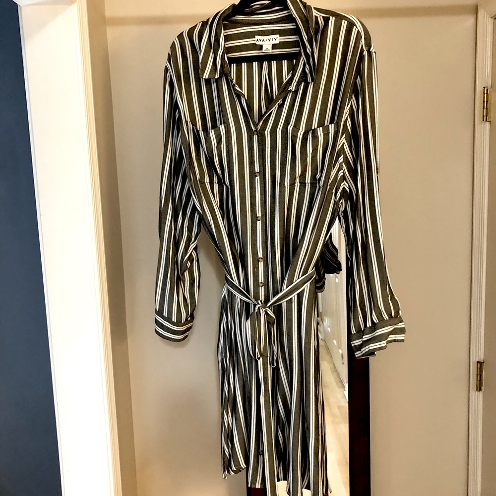 Womens Shirt Dress 3x
